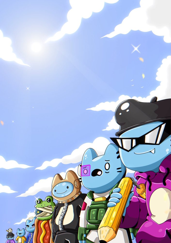 blueprome's tweet photo. Let's line up and get ready for the big bad world.
A creative submission for @coolcats community feature #CoolCatsCreative by @Tonny26774
Hopefully it gets picked up to be on the website ya'll. @ItsTymo 🥰 https://t.co/81hOVfmAwu
