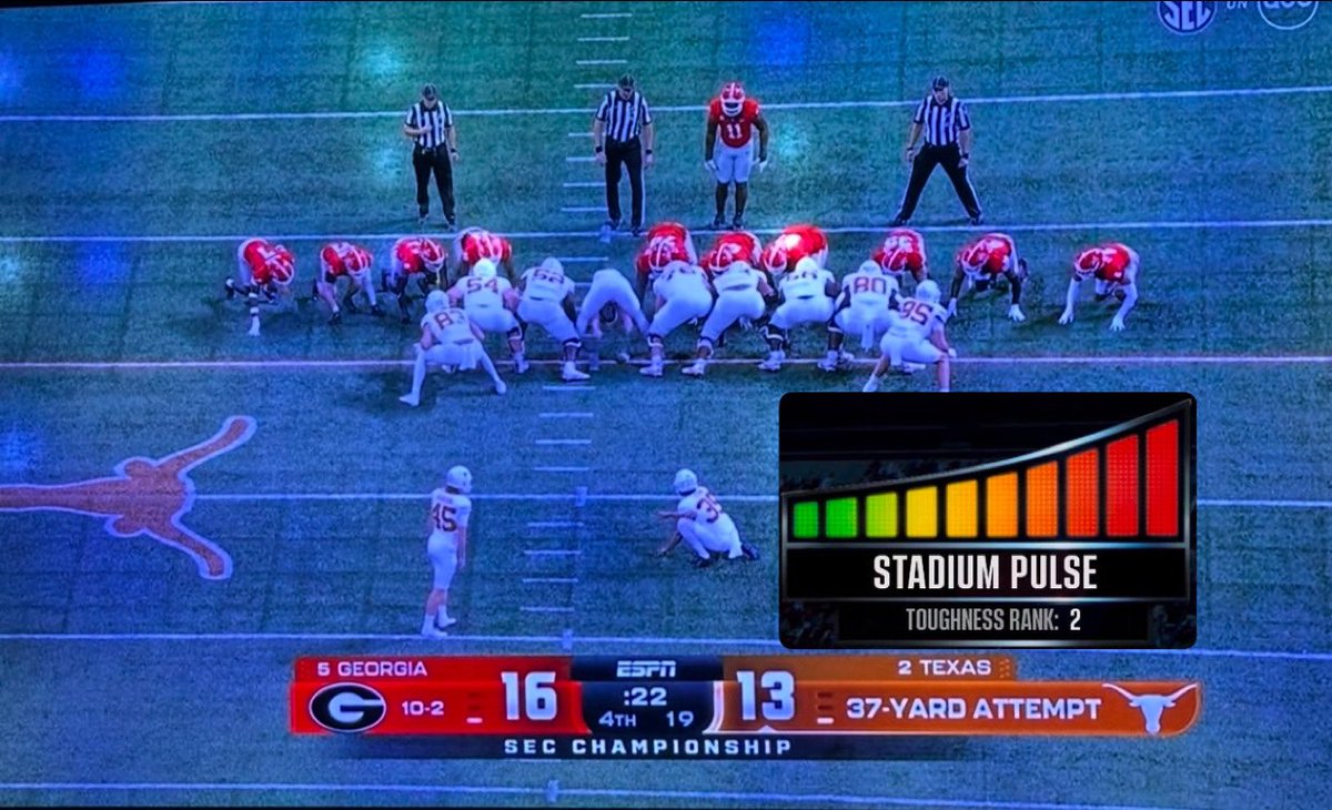 ZhakSafeek's tweet image. Clutch kicker #ugavstex #SECChampionship