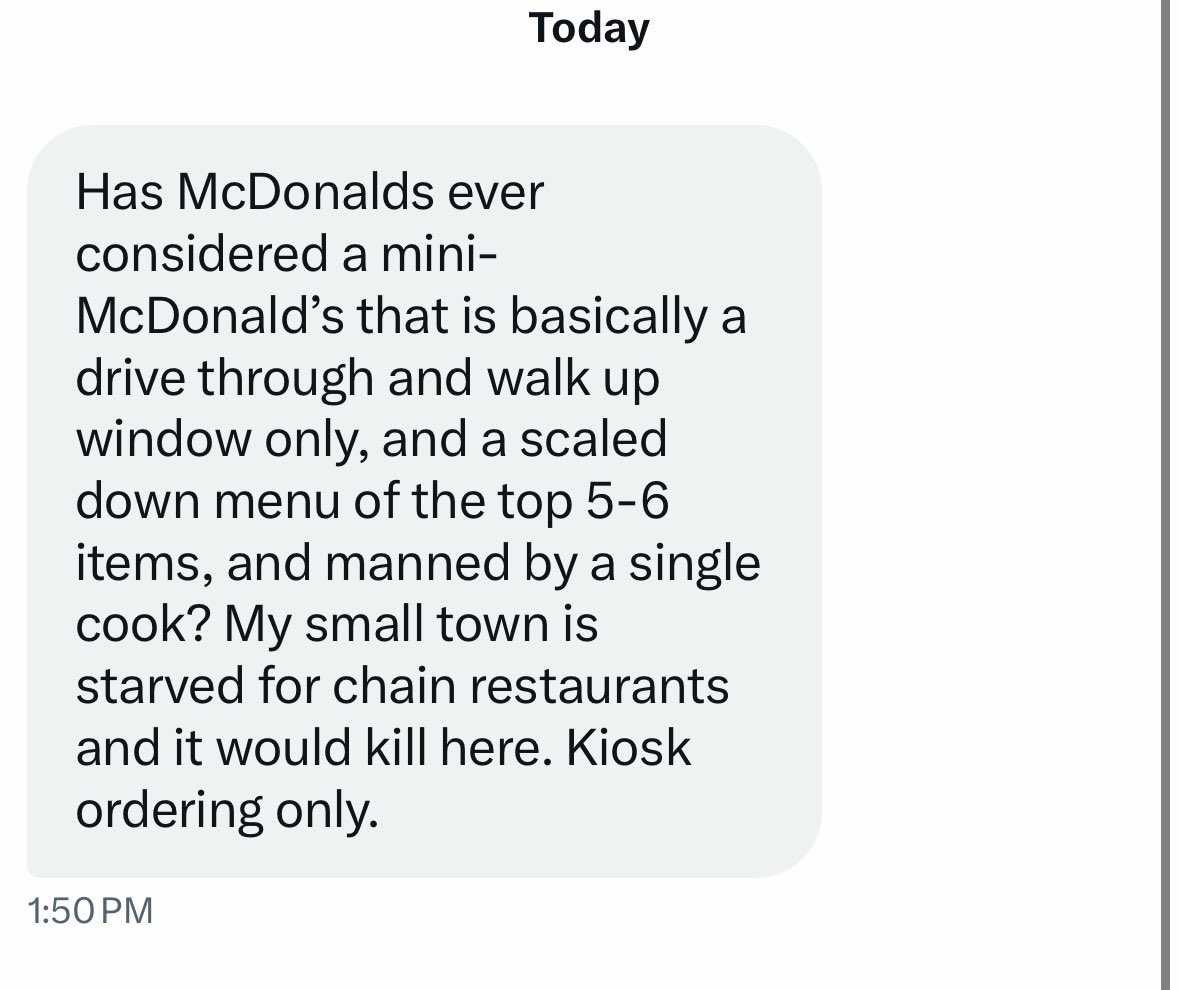 McFranchisee tweet media
