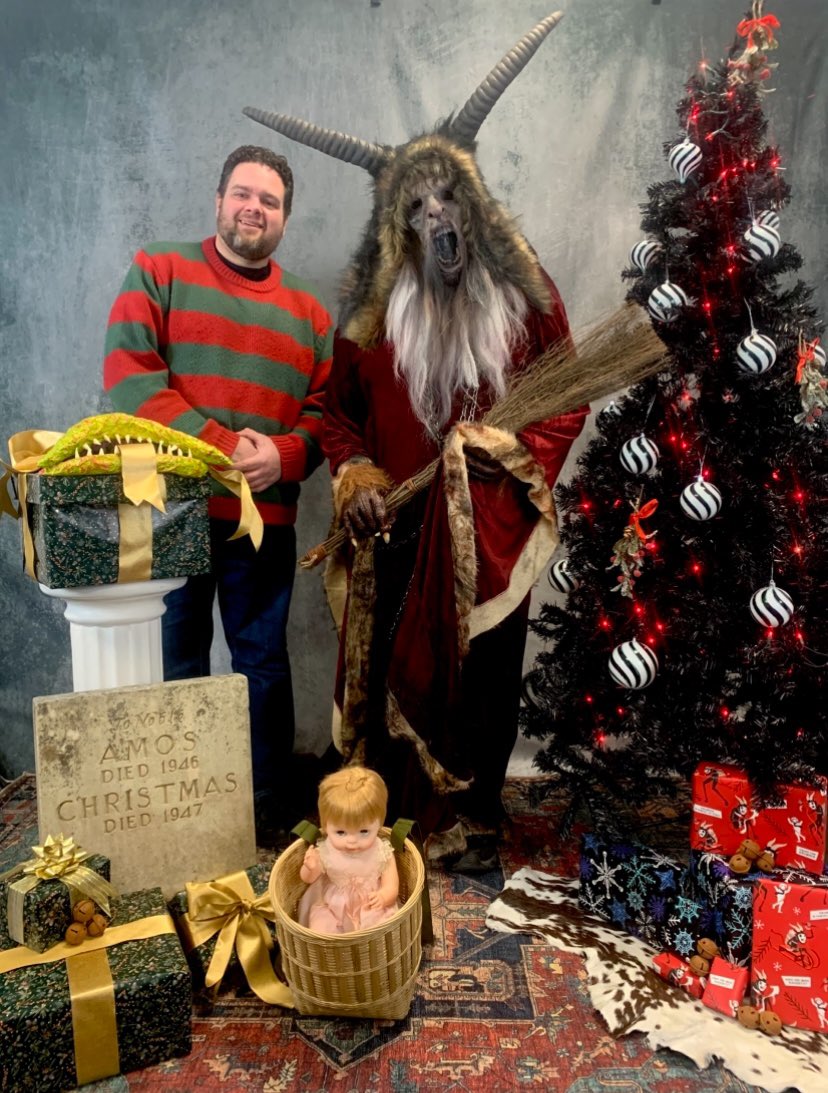 Spent the day with #Krampus getting festive.