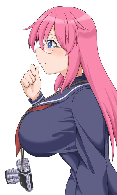 写真部の眼鏡っ娘 