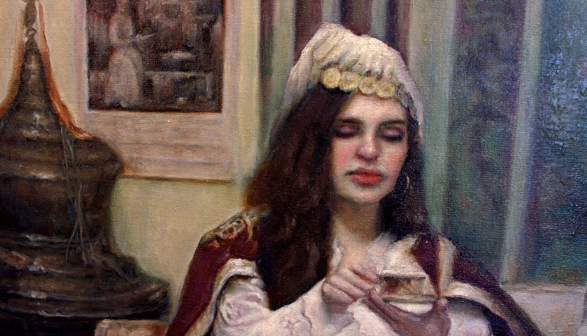 Cirius_s's tweet photo. Some more closeup shots of a large commission portrait painting.
.
.I will share the full painting tomorrow!
.
.
Medium: Oil paint on linen
30βX40β
.
.
.
#art
#artist #progressvideo #commissionart #commissionpainting #oilpainting #montenegrinartist #BeGOVA #realismartist https://t.co/rq1lYHxcIW