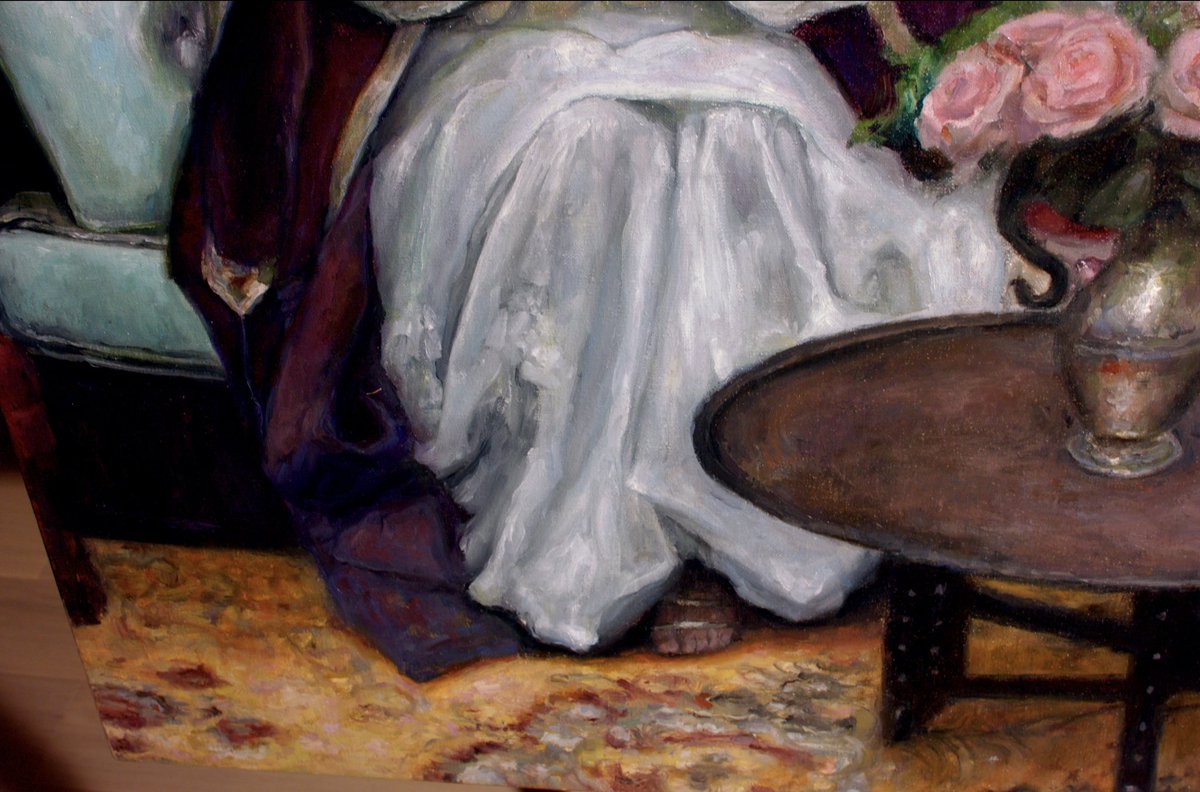Cirius_s's tweet photo. Some more closeup shots of a large commission portrait painting.
.
.I will share the full painting tomorrow!
.
.
Medium: Oil paint on linen
30βX40β
.
.
.
#art
#artist #progressvideo #commissionart #commissionpainting #oilpainting #montenegrinartist #BeGOVA #realismartist https://t.co/rq1lYHxcIW
