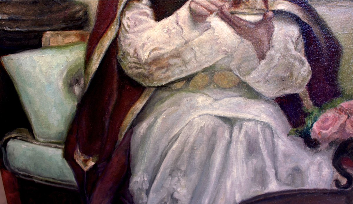 Cirius_s's tweet photo. Some more closeup shots of a large commission portrait painting.
.
.I will share the full painting tomorrow!
.
.
Medium: Oil paint on linen
30βX40β
.
.
.
#art
#artist #progressvideo #commissionart #commissionpainting #oilpainting #montenegrinartist #BeGOVA #realismartist https://t.co/rq1lYHxcIW