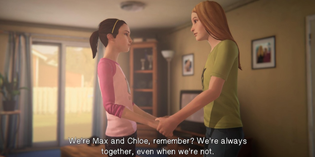 <a href="/DeckNineGames/">Deck Nine Games</a> When I look back at the moments in the LiS franchise I’ve been most proud to write, I notice they’re all about the meaning two people can bring to each others’ lives. I am so grateful for the people who have been with me on this journey, that I still have today. (6/9)