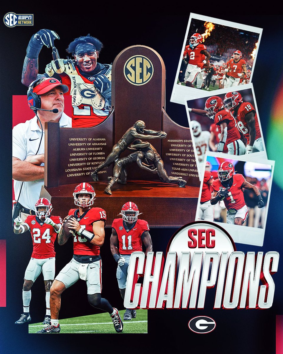 HOW BOUT THEM DAWGS‼️

<a href="/GeorgiaFootball/">Georgia Football</a> IS SEC CHAMPIONS 🐶🏆