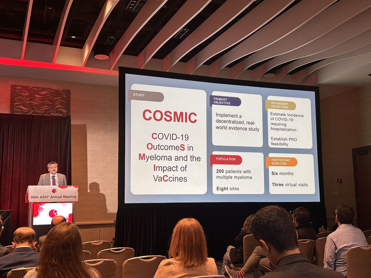 Memorial Sloan Kettering Cancer Center (@mskcancercenter) on Twitter photo MSK #multiplemyeloma specialist Dr. <a href="/szusmani/">Saad Z. Usmani MD MBA FACP πΊπΈπ΅π°</a> presents research on βWorking with Data Hub Data and Network PIs to Develop Evidence that Changes Practice in Multiple Myeloma: The COSMIC Study as Proof of Conceptβ that is part of the ASH Research Collaborative Multiple Myeloma MSK #multiplemyeloma specialist Dr. <a href="/szusmani/">Saad Z. Usmani MD MBA FACP πΊπΈπ΅π°</a> presents research on βWorking with Data Hub Data and Network PIs to Develop Evidence that Changes Practice in Multiple Myeloma: The COSMIC Study as Proof of Conceptβ that is part of the ASH Research Collaborative Multiple Myeloma