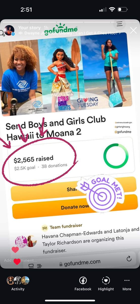 Havana Chapman-Edwards (@thetinydiplomat) on Twitter photo WE DID IT! Goal met for our #moana2challenge
Mahalo nui loa for helping us take our friends in Hawai'i to see this incredible movie 🌺🏝️🤩🎬
Our first show will be in Kailua on 12/14 🎉
Ps <a href="/TheRock/">Dwayne Johnson</a> if you are still on island you are invited to join us🪝
gofund.me/52a986c2 WE DID IT! Goal met for our #moana2challenge
Mahalo nui loa for helping us take our friends in Hawai'i to see this incredible movie 🌺🏝️🤩🎬
Our first show will be in Kailua on 12/14 🎉
Ps <a href="/TheRock/">Dwayne Johnson</a> if you are still on island you are invited to join us🪝
gofund.me/52a986c2