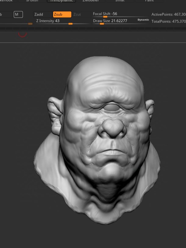 _ramva_'s tweet photo. Voilà le sculpt du soir, réalisé sur #zbrush comme d'hab.
.
J'ai refait l'un des sculpts de l'artiste Samuel Jensen, à ma sauce.
.
.
.
#3dartwork #3dsculpt #zbrushsculpt #zbrushsculpture #zbrushart #digitalsculpt #digitalsculpture #charactermodeling #conceptart https://t.co/OLi9e8ErXT