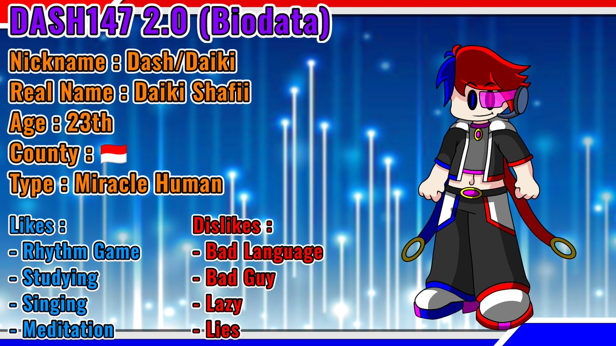 DashFNF147's tweet photo. #bfsona
This is my latest OC 2.0, I made it simpler and cooler https://t.co/qjYBKDVDug