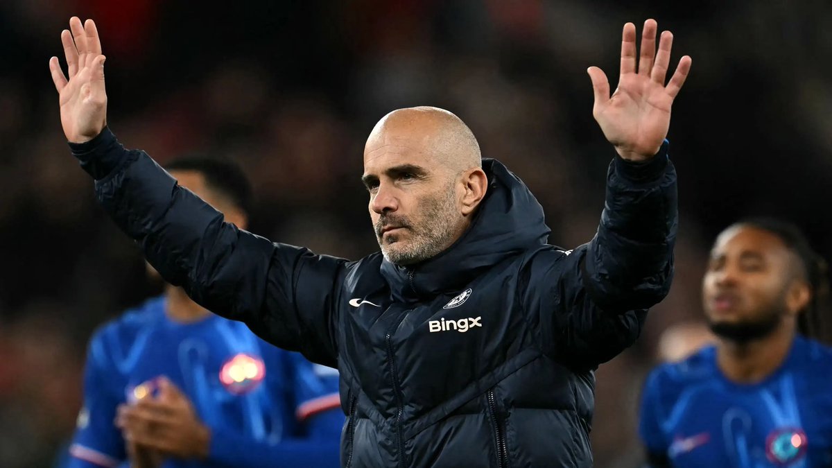 FabrizioRomano's tweet photo. 🔵✋🏻 Maresca on Spurs vs Chelsea: "We are not favourites, I'm sorry".

"They are playing in European competition like us, we are there but it's not because now we are second in the table that we are favourites - absolutely not". https://t.co/YPaFmQ8E4X