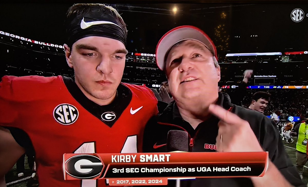 Tom_Kress's tweet photo. DAWWWWWGS!!!!!!!

SEC Champs. 

Never a doubt.

#GoDawgs
#DawgNation 
#SECChampionship https://t.co/7P9ypmhH7V