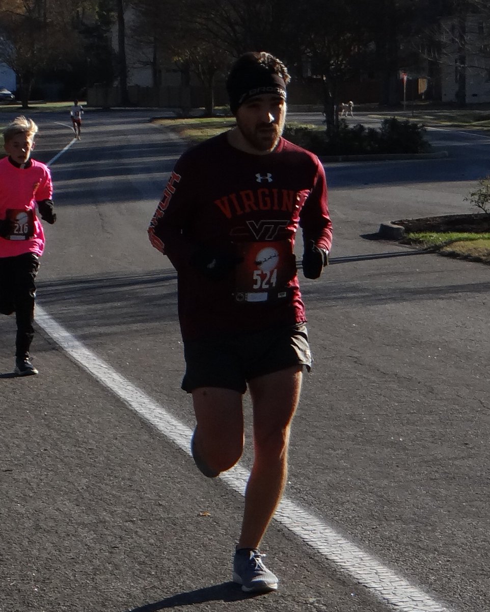 Winners at the 18th Annual Run with the Son for Haiti 5K held Saturday, Dec 7, 2024: Men- 1) Jim Highsmith, 41 of Newport News VA: 18:39 (6:01 per mile pace); 2) Eric Ballman, 29 of Virginia Beach VA: 19:01; 3) Nicholas Schuff, 27 of Yorktown VA: 19:07.
(1/2)