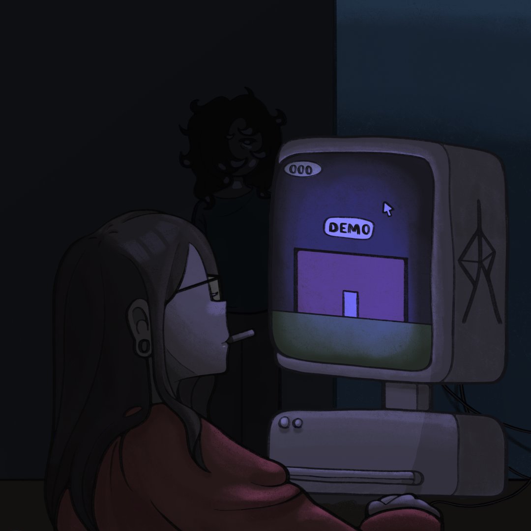 C0WGENDER's tweet photo. late night visit 
#petscop https://t.co/IaZ3BOe5Gw