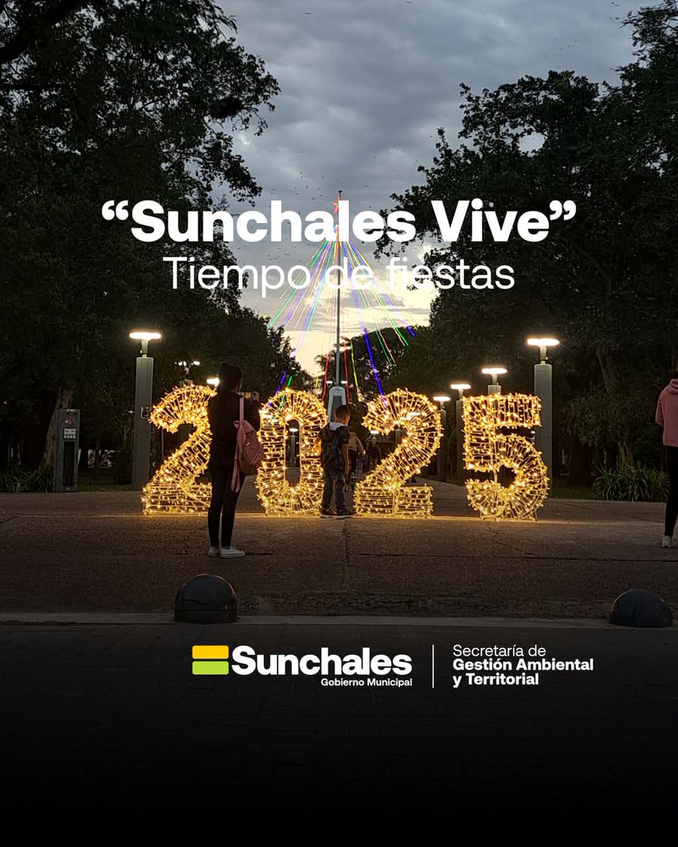 🎄✨ ¡La magia de la Navidad y el Año Nuevo ya se siente en Sunchales! 

Empezamos a prepararnos para celebrar juntos estas fechas tan especiales. ❤️🎅

#SunchalesVive