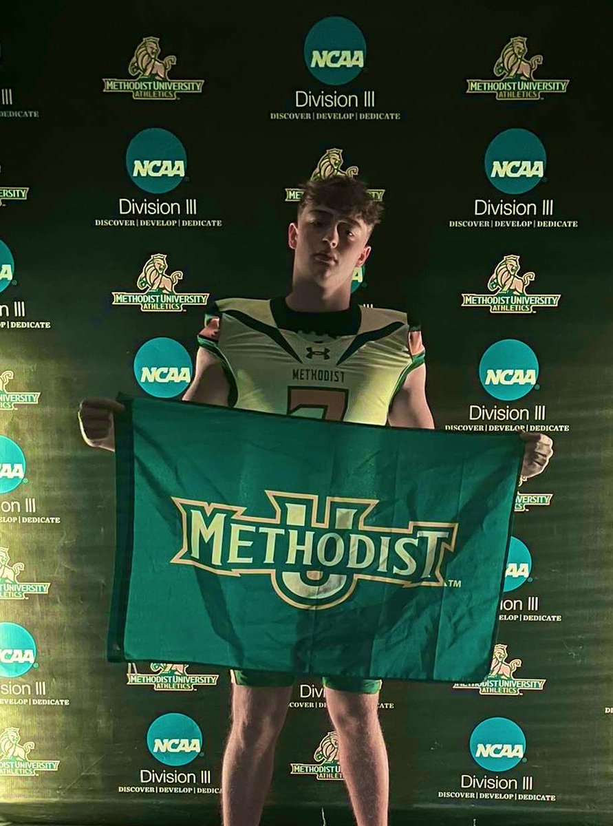 official_kobem7's tweet photo. After a great visit today, I have received my 5th offer from @Methodist_FB ! I am blessed with this great opportunity thank you!! @Coach_Fuze @CoachKwill @_coachcccoleman @CoachJWill6 

@Coach_Lowman @CoachWhitt72 @weststokesfb https://t.co/bdHFk9TDqz