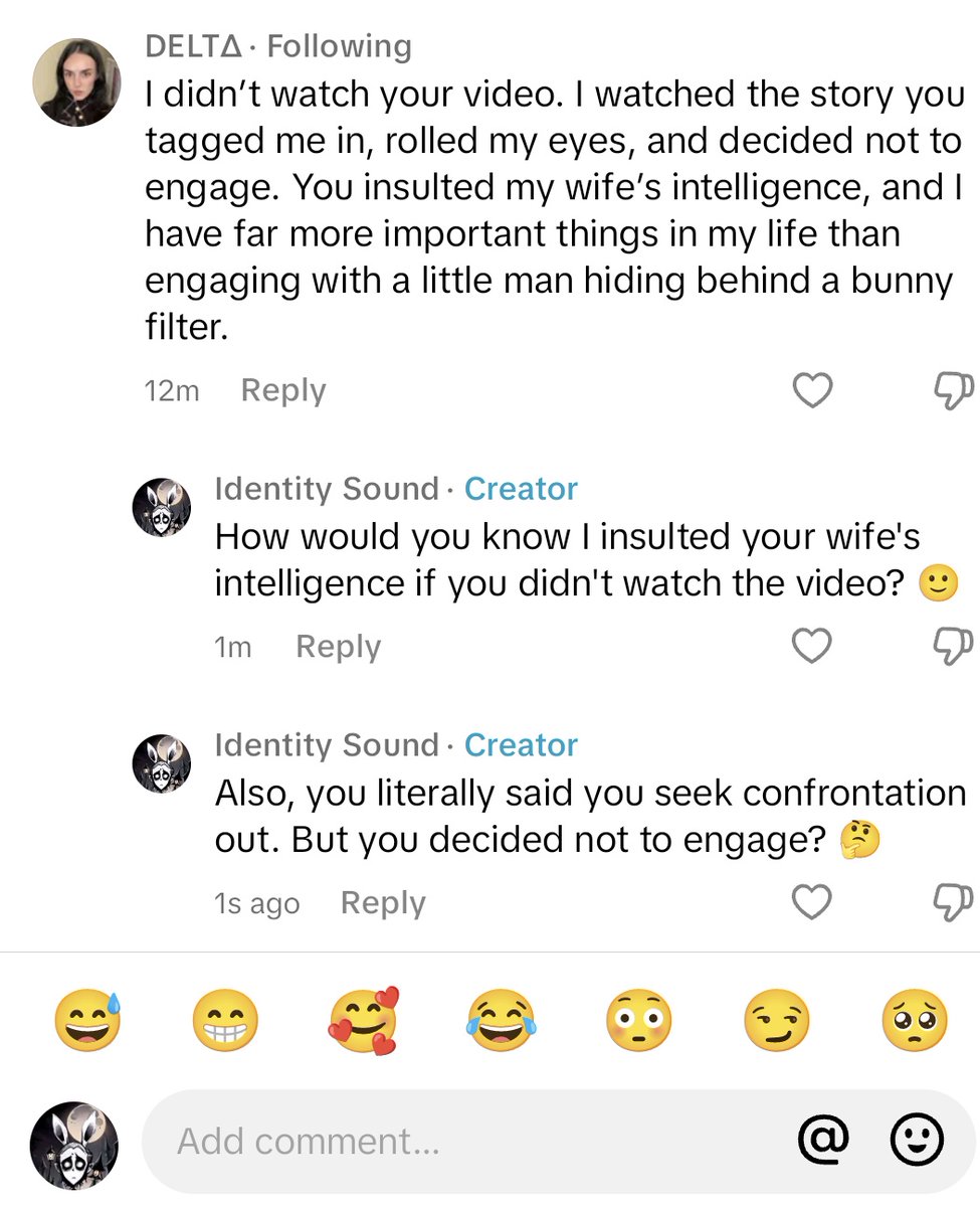 _IdentitySound_'s tweet photo. Psychopaths be lying their ASSES off when called out 😁 https://t.co/FALT9Cm1uf
