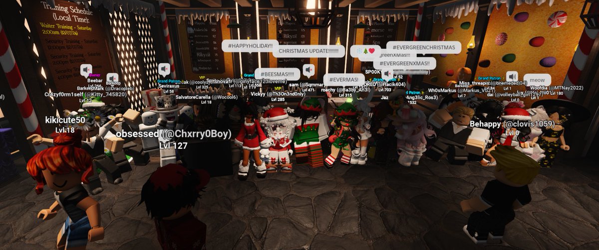 EvergreenRBLX_'s tweet image. HOLIDAY UPDATE RELEASED🎄🎁

Join us as we dash into the holiday season with our brand new update! ☃️

- 5 Holiday drinks
- 2 Holiday food dishes
- 1 Secret drink
- Snowball fights
- Decorated map
- Christmas music
- Drink making blizzard effect
- Snowfall

#robloxgroup #fyp