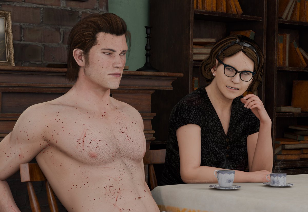 SNOOZY03x's tweet photo. "So...how was work?"
#tcmgame #TexasChainsawMassacregame #johnnysawyer #nancyslaughter https://t.co/SRHrftPYXg
