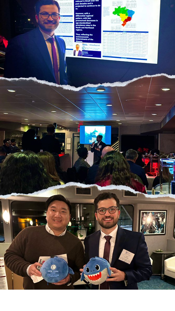 Happy to attend the <a href="/ACCinTouch/">American College of Cardiology</a> NY chapter Young Investigators meeting + Medical Shark Tank event representing the <a href="/Elmhurstmed/">Elmhurst Internal Medicine Residency</a> team w/ my senior Avery Hum. Great learning opportunity in a very different format. 
#MedTwitter #cardiology #sharktank #medicine