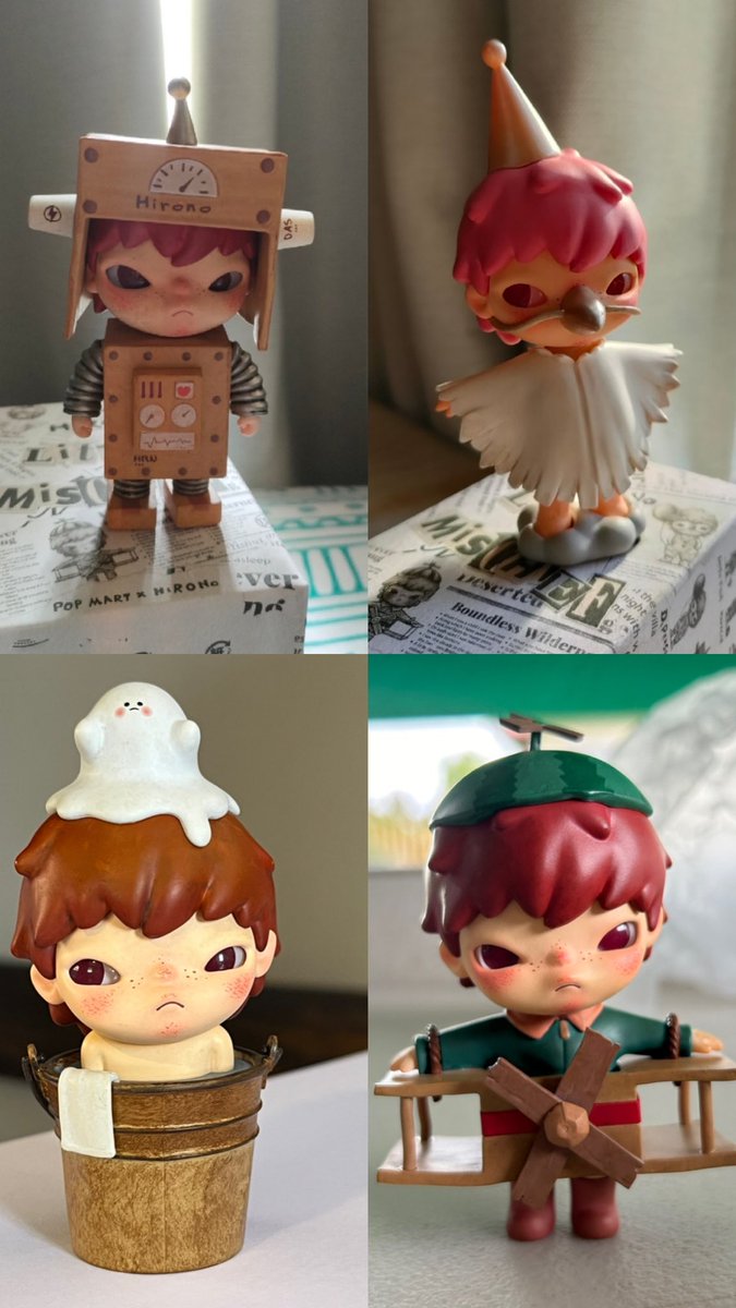 Suno_13's tweet photo. Hirono Little Mischief Series Blind Box Popmart aviator robot destroyer float manacle persona ragpicker boiling frog pretender birdman protector losse fish Blind box COMPLETE STOCKS

https://t.co/yR1dBFUvXG

WTS LFB PH
🩵 authentic  
🩵 sealed
🩵 brand new
🩵 ready to ship https://t.co/NExazIW3o9