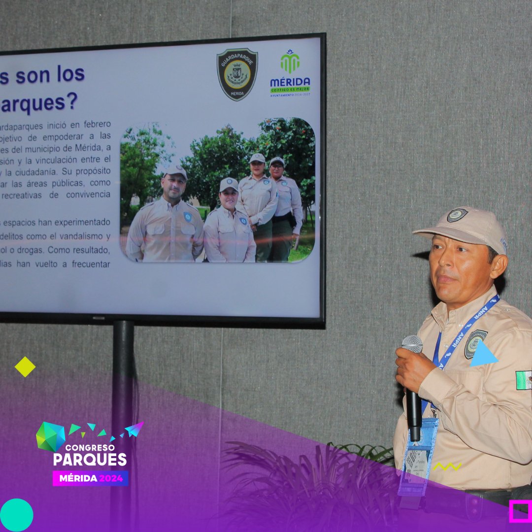 congreso_parque's tweet photo. 🌟 Guardaparques: Un Modelo de Éxito en la Gestión de Espacios Urbanos en #CongresoParques2024 🏞️🛡️
🗣️ Durante esta conferencia, se presentaron los logros y estrategias del Programa Guardaparques🌳🌍.
🔗  https://t.co/N1iDTpKfRe https://t.co/Ue1r7Rhjan