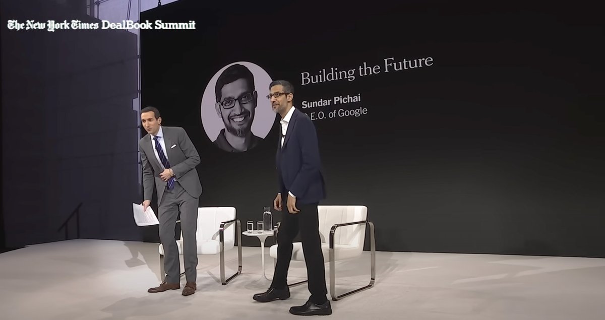rustybrick's tweet image. Watch Google's CEO @sundarpichai interview where he said Search will profoundly change in 2025 and his comment about how AI content is an opportunity for search... seroundtable.com/watch-google-c…