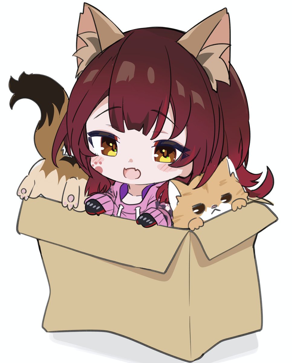 ロボ子さん 「#ロボ子Artin ダンボール 」|里人B（さとひとB）のイラスト