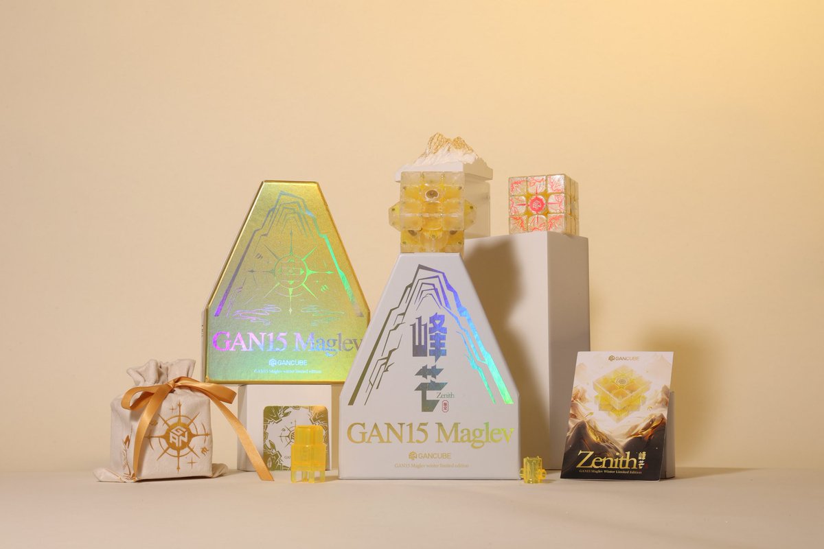 gancube's tweet photo. "A dazzling bloom of golden light."
𝐆𝐀𝐍𝟏𝟓 𝐌𝐚𝐠𝐥𝐞𝐯 𝐙𝐞𝐧𝐢𝐭𝐡 𝐌𝐞𝐦𝐛𝐞𝐫𝐬 𝐏𝐫𝐞-𝐨𝐫𝐝𝐞𝐫
⏰ December 8th, 20:00 CST (UTC+8)
🔗 https://t.co/dekGIc46oW
#GANCUBE #GANCUBESHOP #GANSpeedcube #GAN15Maglev #speedcube #newrelease #newarrival #limitededition https://t.co/kdEM830c7m