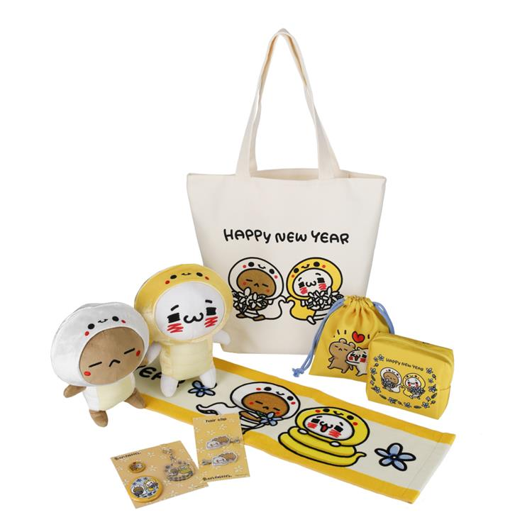 ラスト１点！　ロフト限定　にゃんことくま ハッピーバッグ2025 巳年ver. 愛しすぎて大好きすぎる。にゃんことくま福袋！ハッピーバッグ2025年