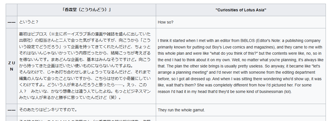 richard_effendi's tweet photo. This is because Rinnosuke's conception was a product of a meeting between ZUN and an editor of a Boys Love publishing company. https://t.co/4RYIO25fQv