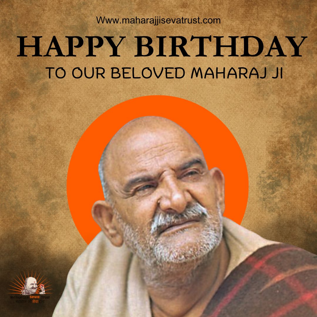 Ram~Ram 
.
A very happy birthday to our beloved Maharaj ji 💐🙏 
.
maharajjisevatrust.com 
.
#neemkarolibaba #maharajjisevatrust