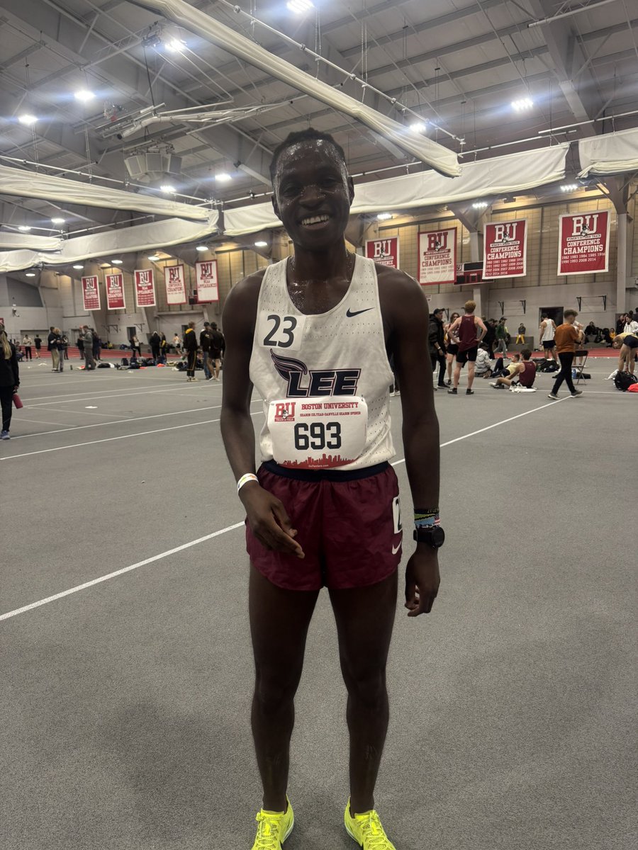 LeeUTFXC's tweet photo. Edimo Nintereste runs an NCAA provisional mark of 14:12 in the 5k!!! 34 second personal best! https://t.co/JvBybwlRPI