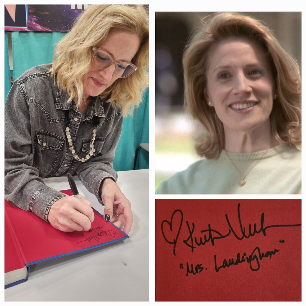 StevenBraganza's tweet photo. @GalaxyConCMH  5mins cycle ride from home ✔️
Bought #StarWars pint glasses I didn't need but wanted ✔️
Met #kirstennelsom from possibly one of the best written and brilliantly acted @TheWestWing_TV (if not TV) episodes ever. ✔️

An eventful weekend so far. https://t.co/3YVjmSD6zl