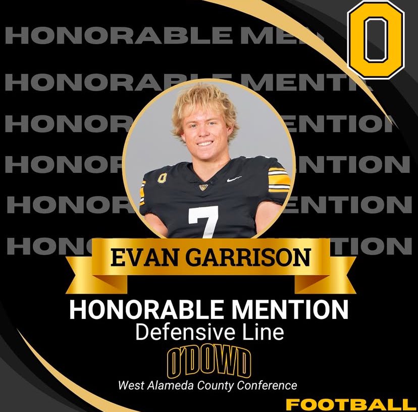 Evan Garrison (@evangarrison25) on Twitter photo Great season. Wouldn’t have wanted to do it with anyone else. 🐉🐉🐉
<a href="/ODowd_FB/">Bishop O’Dowd Football</a> <a href="/ODowdAthletics/">O'Dowd Athletics</a> Great season. Wouldn’t have wanted to do it with anyone else. 🐉🐉🐉
<a href="/ODowd_FB/">Bishop O’Dowd Football</a> <a href="/ODowdAthletics/">O'Dowd Athletics</a>