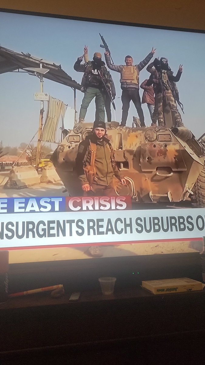 Katchar2000's tweet photo. Damascus is surrounded....One dictator down. Syria is changing very fast. https://t.co/U94t13a42p