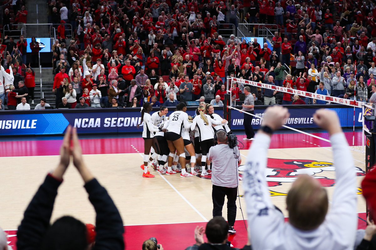 Louisville Athletics (@gocards) on Twitter photo SURVIVE & ADVANCE!!!!!!
<a href="/LouisvilleVB/">Louisville Volleyball</a> outlasts UNI in 5 to secure a spot in the Sweet 16!!!!!
#GoCards x #NCAAWVB SURVIVE & ADVANCE!!!!!!
<a href="/LouisvilleVB/">Louisville Volleyball</a> outlasts UNI in 5 to secure a spot in the Sweet 16!!!!!
#GoCards x #NCAAWVB
