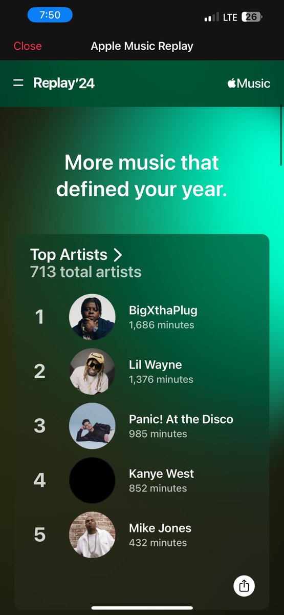 maesonq's tweet photo. You’ve gotta be a beast to beat out @LilTunechi on my Apple Music. Can’t wait to see what you do next year @BigXthaPlugg https://t.co/yZJIDfQdIo