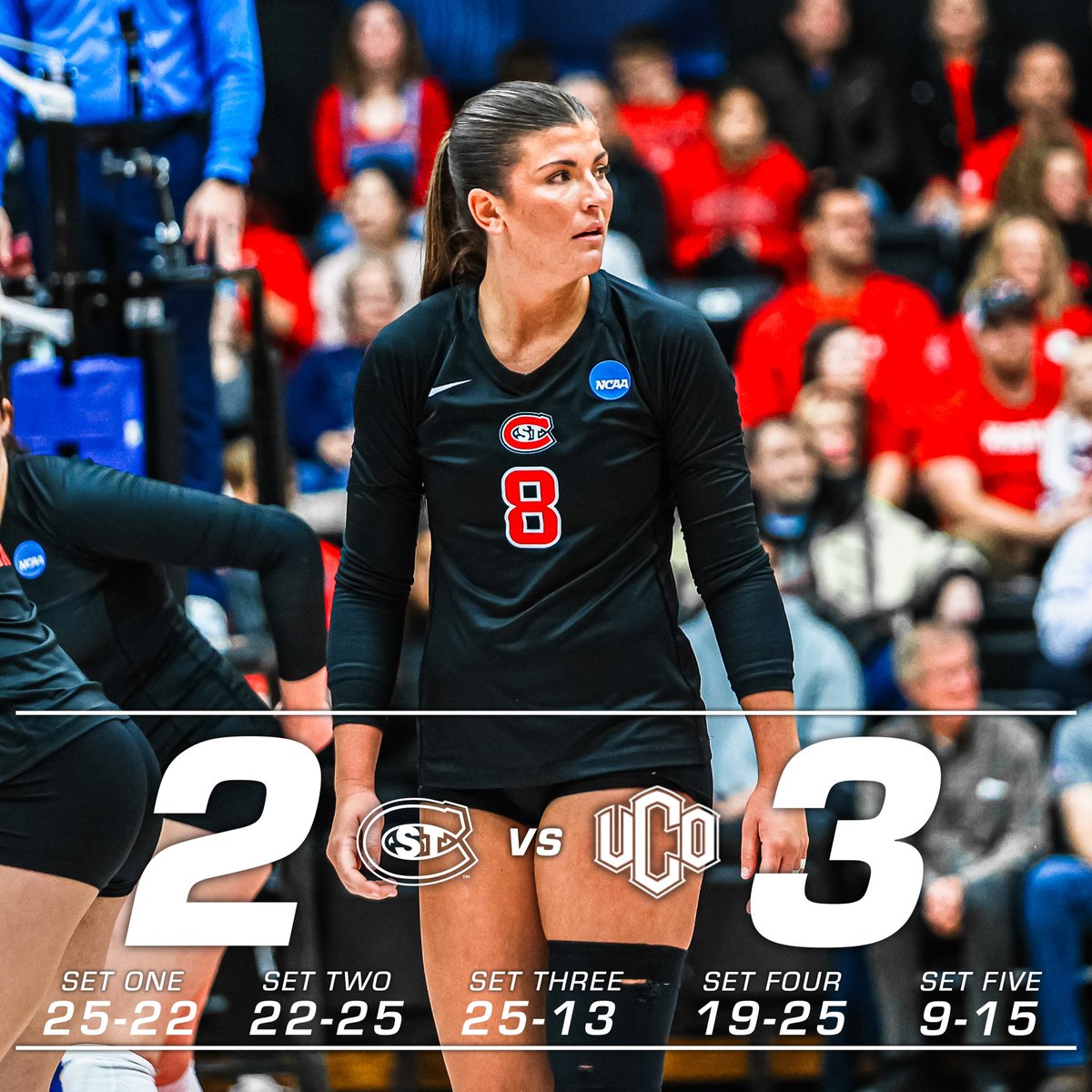 Final from Halenbeck Hall. 

Our record-breaking season comes to a close in the Central Region Championship Match. 

Thank you seniors. 

Thank you Husky Nation for all the support this season. 

#HuskiesVolleyball 🏐 | #GoHuskies 🐾
