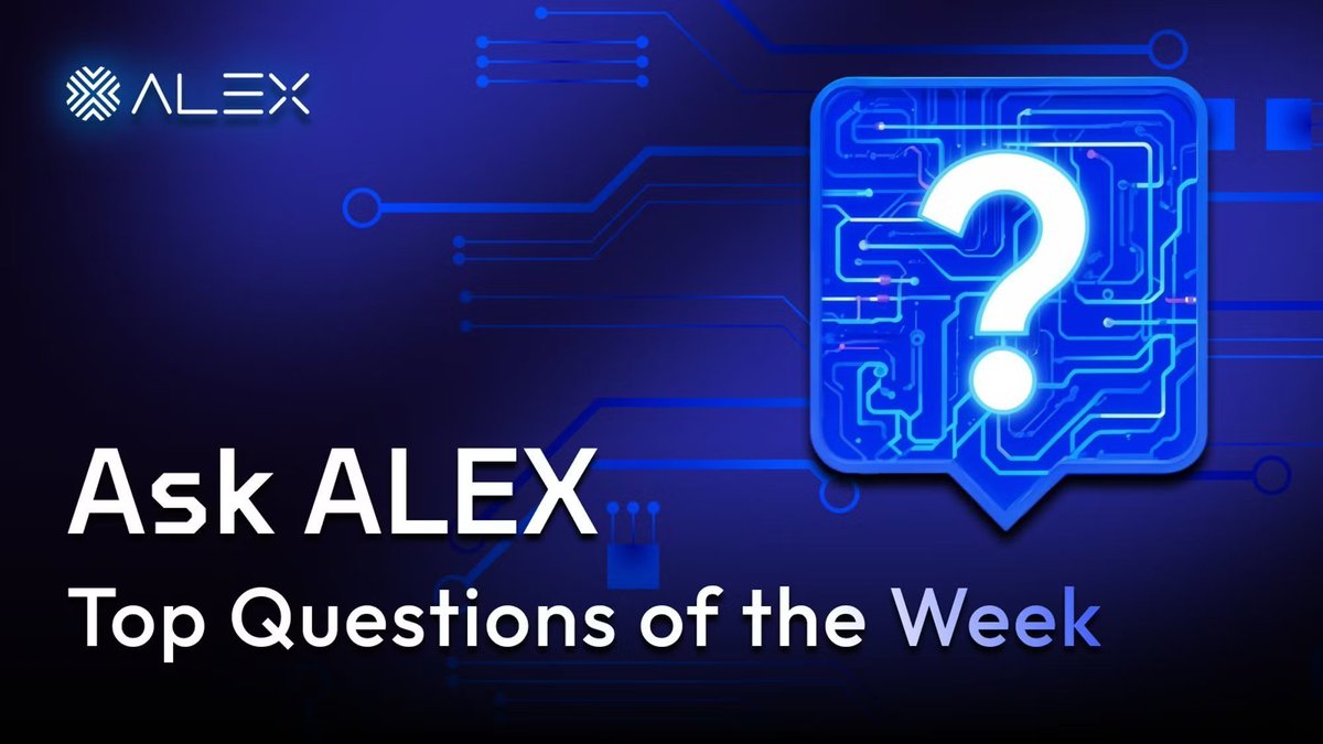 Top Community Weekly Questions

1⃣ How do I get voting power for the Voting &amp; Staking stage?

By holding ALEX and/or LiALEX.

2⃣ I just swapped for more  ALEX, why can't I use it to vote?

To prevent whale manipulation (buying ALEX only to vote them dumping), voting power is