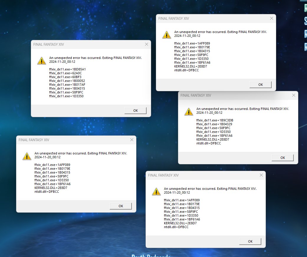 reyth_xiv's tweet photo. Can I not have this problem once a month when I'm logging in? https://t.co/9NW1xyHRef
