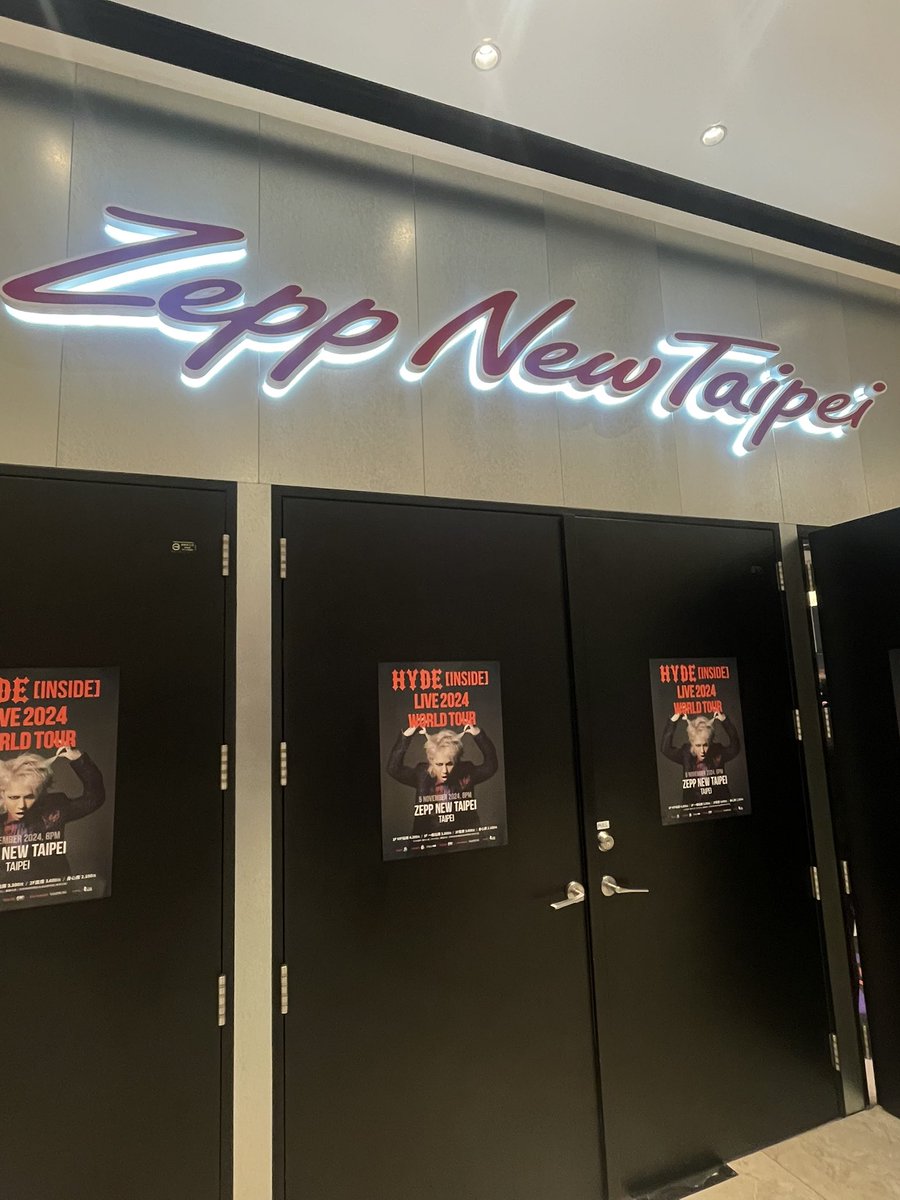 andrealin60's tweet photo. #hydetaipei #zeppnewtaipei https://t.co/3LyeYVOx1l