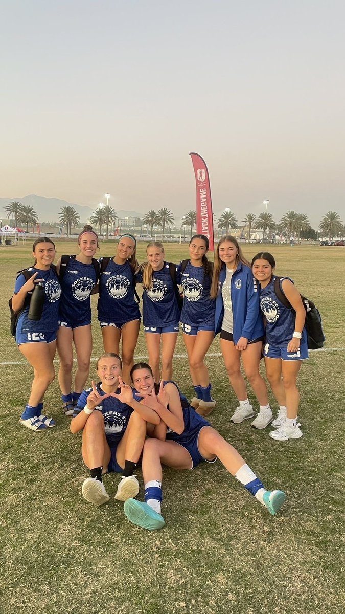 EmmaGrossman58's tweet photo. First game of the GA showcase we got a 3-2 win and yesterday we had a 2-3 loss, today we had a day off but we will be back on the field tomorrow at 11:15 for our last game! @DePaulWSOC @EMUSoccer @RamblersWSOC @PrepSoccer @TopDrawerSoccer @UIC_WSOC @NCC_WSoccer  @GAcademyLeague https://t.co/cKgGzb4tKy
