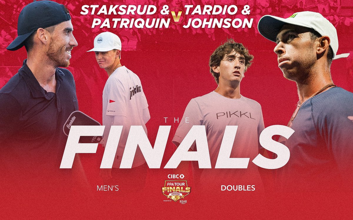 PPAtour's tweet image. The men’s doubles final is set 🙌

Catch Championship Sunday on @pickleballtv tomorrow 🕐 at 1pm ET/10am PT