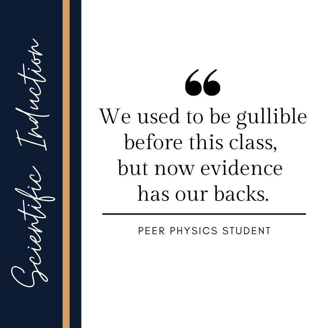 When students learn to rely on evidence, they develop the confidence to ask questions, think critically, and challenge assumptions. Science education isn't just about learning facts—it's about empowering students with the tools to navigate the world.

#EvidenceBasedThinking