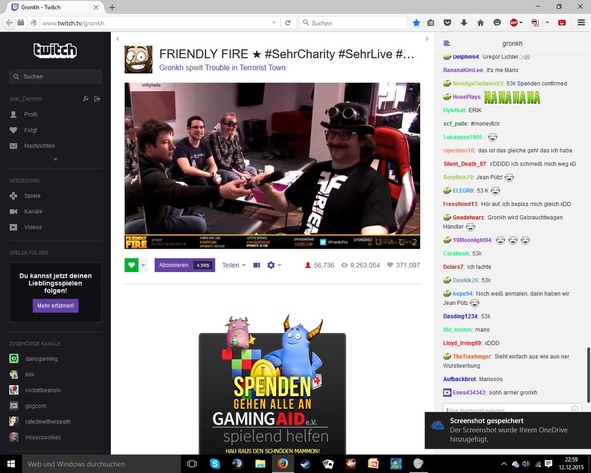 TaubenKoenig's tweet image. ich hab einfach Screenshots von #FriendlyFire1 auf meiner Festplatte gefunden... :D

Wie der Zeit einfach vergeht, insane. Danke für die geile Zeit! 
#FriendlyFire10