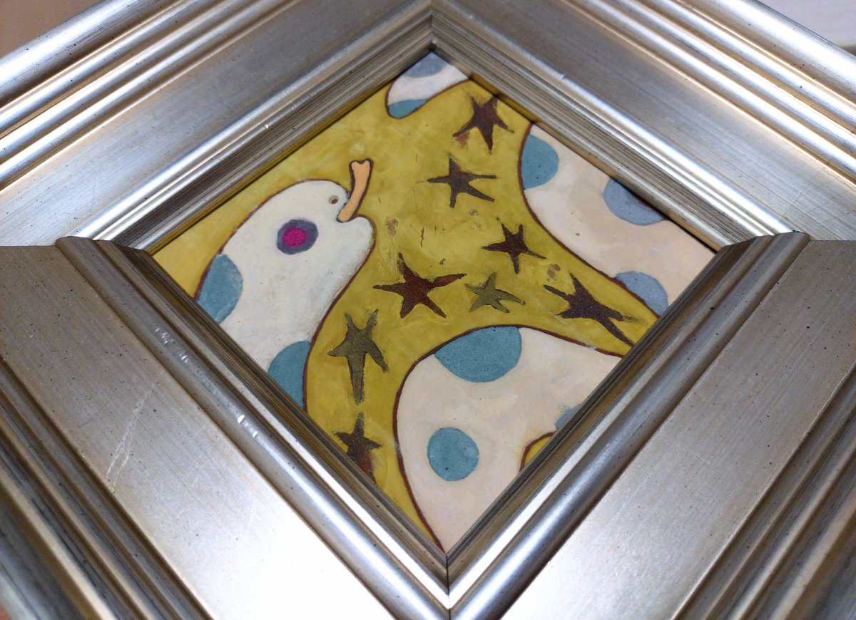 kokoro1990s's tweet photo. 〈展示のお知らせ〉

〜巳展〜

場所　月ノ出画廊
会期　12/8(日)〜1/26(日)
★予約制となります。

今日から展示が始まります！
へびの小作品を描きました🐍🐍

ぜひともー https://t.co/DfjzCXvgtw