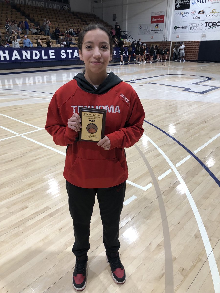 High Plains Tournament Runners-Up!! LADY DEVILS!! All-Tournament Team-Bella Brewer!
#LadyDevilBB
