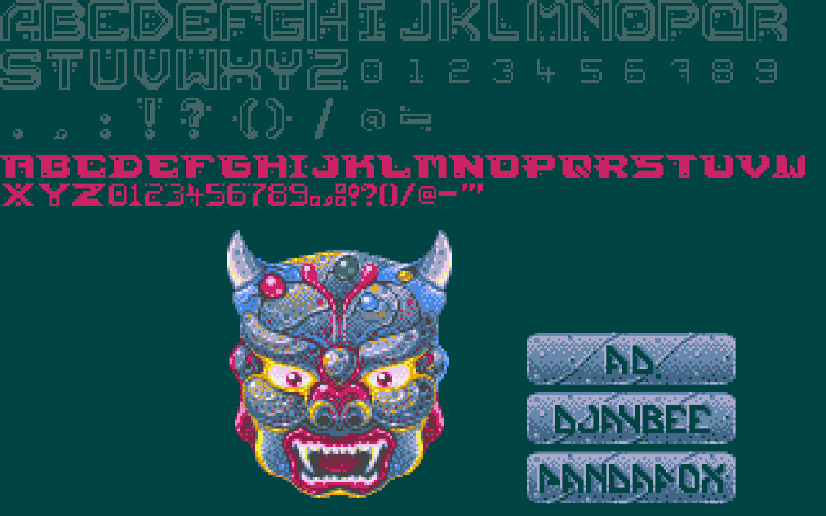 Atari ST 16 colors graphics made for the Megabusters demo.