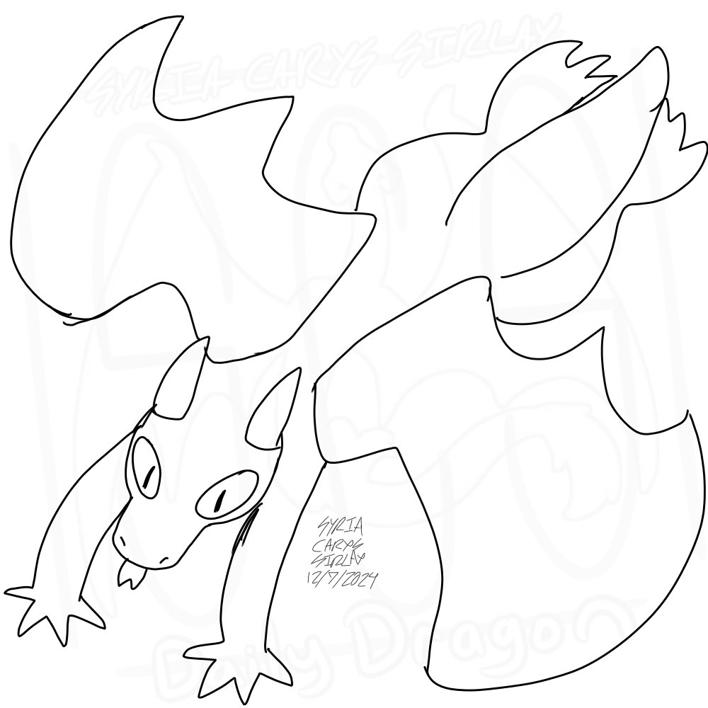 DailyDragonDraw's tweet photo. I'm gonna be away from home until real late, so here's a little phone doodle dragon.

#dragon #dailydragon #dragonart #art https://t.co/f3OOBLI3FZ